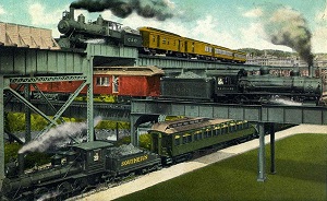 Three tracks going through Richmond, VA