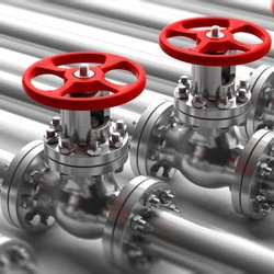 Piping and valves in the process and energy industries